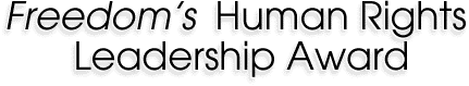 Freedoms Human Rights Leadership Award