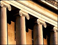 Court house pillars