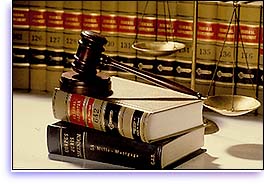 Gavel on two books