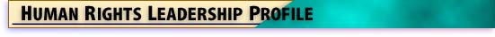 Human Rights Leadership Profile