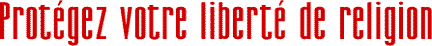 Restauration et Sauvegarde de la Libert� de Religion