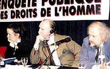 Des membres de la commission d�enqu�te