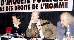 Des membres de la commission d�enqu�te