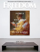 Freedom Magazine. People Who Read Are a Dying Breed issue cover