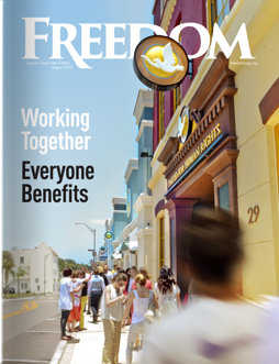 Freedom Magazine. “Clearwater Building” issue cover