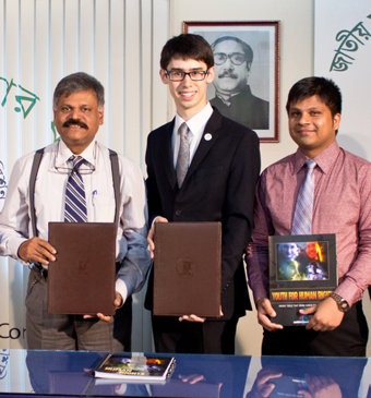 Ruslan Khusainov formalizes a collaboration between Bangladesh’s National Human Rights Commission and Youth for Human Rights International