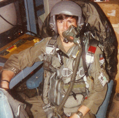 Chuck Amedia on the Persian Gulf in 1990