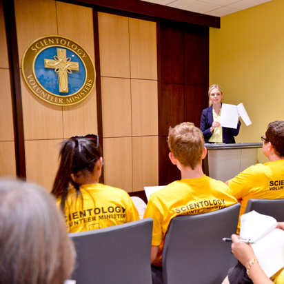 Scientology Volunteer Ministers briefed about the current events