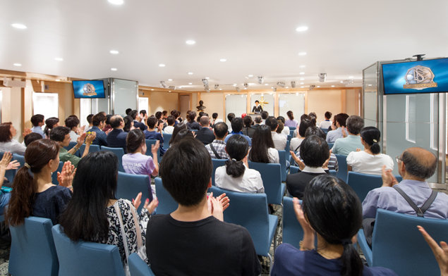 The Tokyo Ideal Church is a place of bustle and activity — community meetings