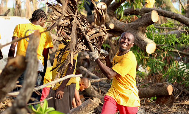 Volunteer Ministers deployed to towns across the island to heal communities with hands-on work