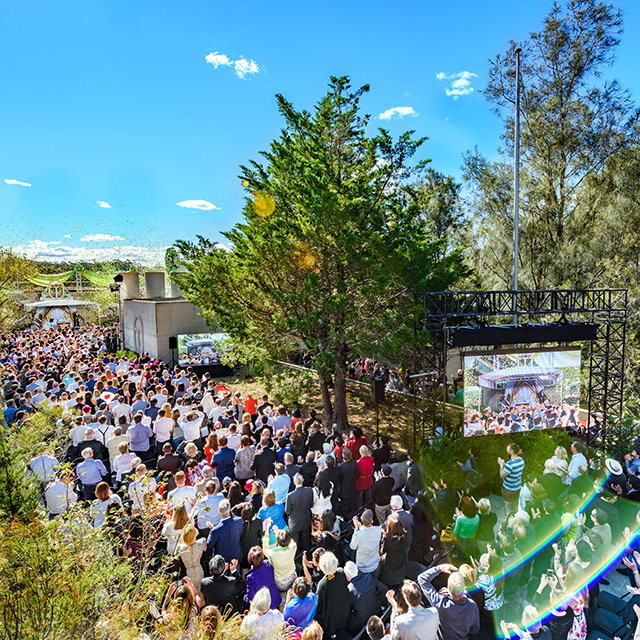 The inauguration of the massive new Church of Scientology Advanced Organization in Sydney, Australia