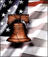 American Flag & Liberty Bell