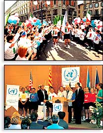 Photos from 2001 European Marathon for Human Rights