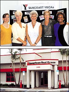 YMCA and the Red Cross