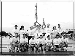 Arrivée au Trocadéro