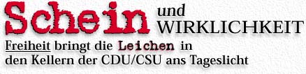 Schein und  Wirklichkeit