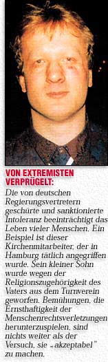 Dr. Michael P. -- Im Jahre 1992 ''entdeckt'' eine Anti-Scientology Aktivistin, daß Dr. P. Scientologe ist. Mit diesen ''Neuigkeiten'' und fabrizierten Gerüchten schwärzt sie ihn sofort bei seinem Arbeitgeber an. Die berufliche Laufbahn von Dr. P. wird zerstört.