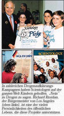 In zahlreichen Drogenaufklärungs-Kampagnen haben Scientologen auf der ganzen Welt Kindern geholfen, ''Nein'' zu Drogen zu sagen.